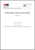 IEA SHC Task 49/IV - Deliverable C5 - Potential studies on solar process heat worldwide