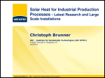 Solar Heat for Industrial Production Processes